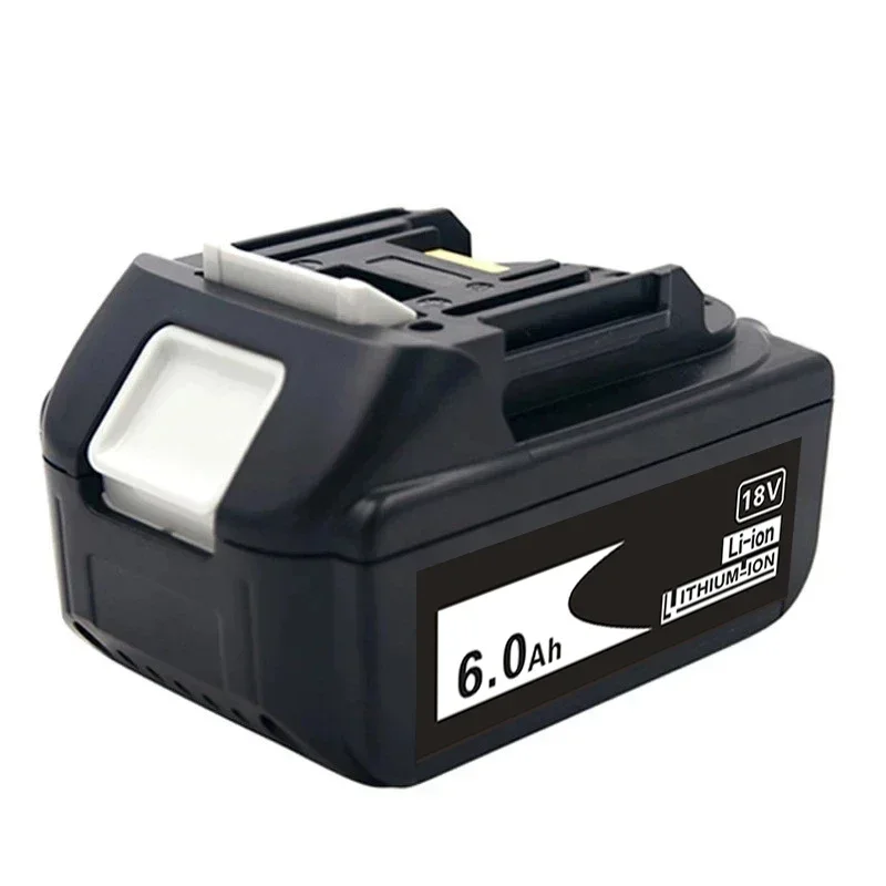 Latest BL1830 18V 6000mAh Battery and charger For Makita 18V Battery Rechargeable Replacement BL1840 BL1850 BL1860 BL1860B Tools