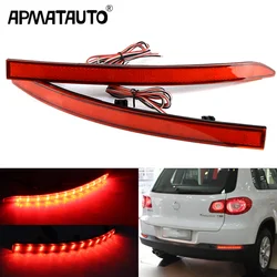 2Pcs LED Rear Bumper Reflector Light For Volkswagen Tiguan 2009 2010 2011 2012 2013 2014 2015 2016 Car Tail Stop Brake Fog Lamp