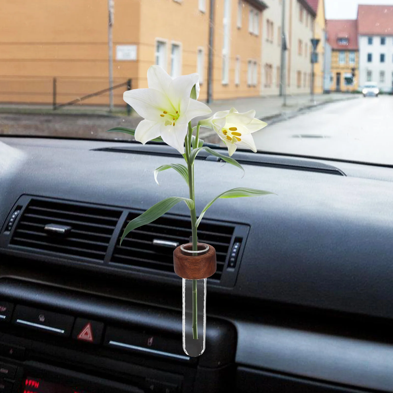

Car Bouquet Vent Clip Air Conditioning Outlet Decoration Dashboard Accessories Flower Auto Vase Clips Conditioner Ventilation