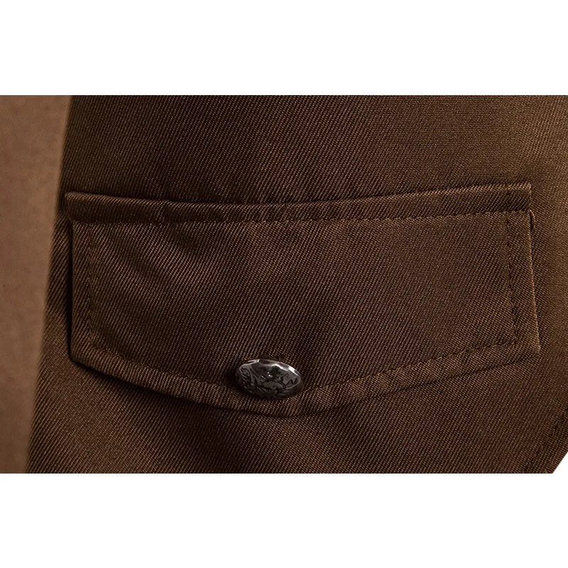 Vestidos de noite masculinos europeus e americanos, outono e inverno, casacos de lapela, roupas para pessoas de negócios