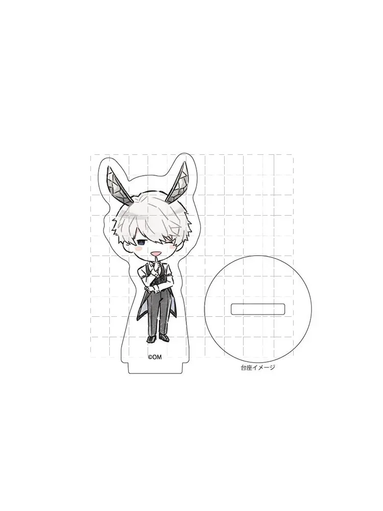 อะนิเมะ Belphegor LUCIFER Mammon Leviathan Asmodeus Beelzebub เกม 2-Obey Me อะคริลิคตุ๊กตามินิรูปแผ่นของเล่นของขวัญ
