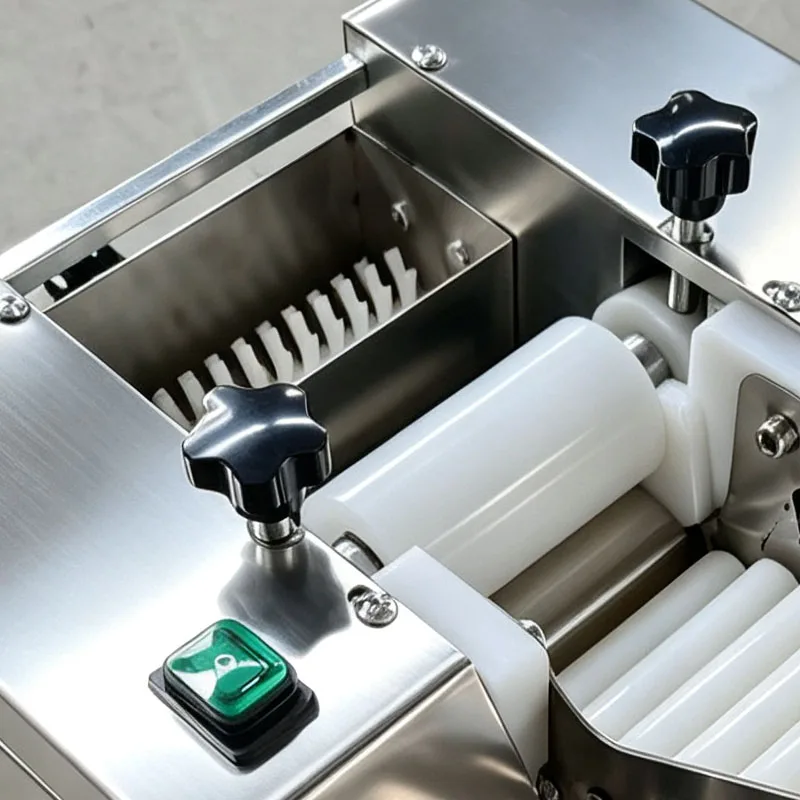 Automatic Electric Dough Sheeter Machine Stainless Steel Dumpling  Making Machine Commercial Food Processing Equipment