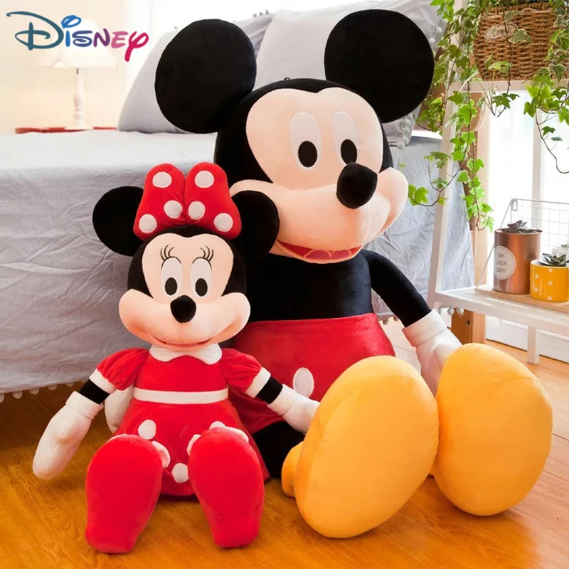 

Disney Cute Plush Couple Dolls Romantic&&& Mickey Minnie- Wedding Gift Soft Bed &Decoration Doll Pair for Lovers Home Bedroom00