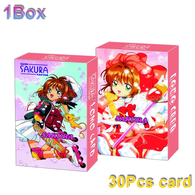 30PCS/Set LOMO Cards Anime Cardcaptor Sakura Card One Piece Naruto SAO Photocards Hobby Game Collection Toys For Children Gifts