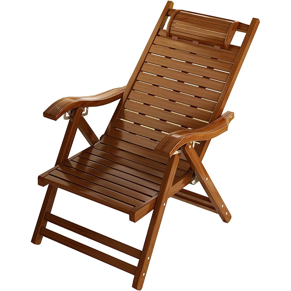 

Customizable Durable Bamboo Garden Sun Lounger Chair Foldable Leisure Chair for Home Office or Hotel for Living Room Usepromote