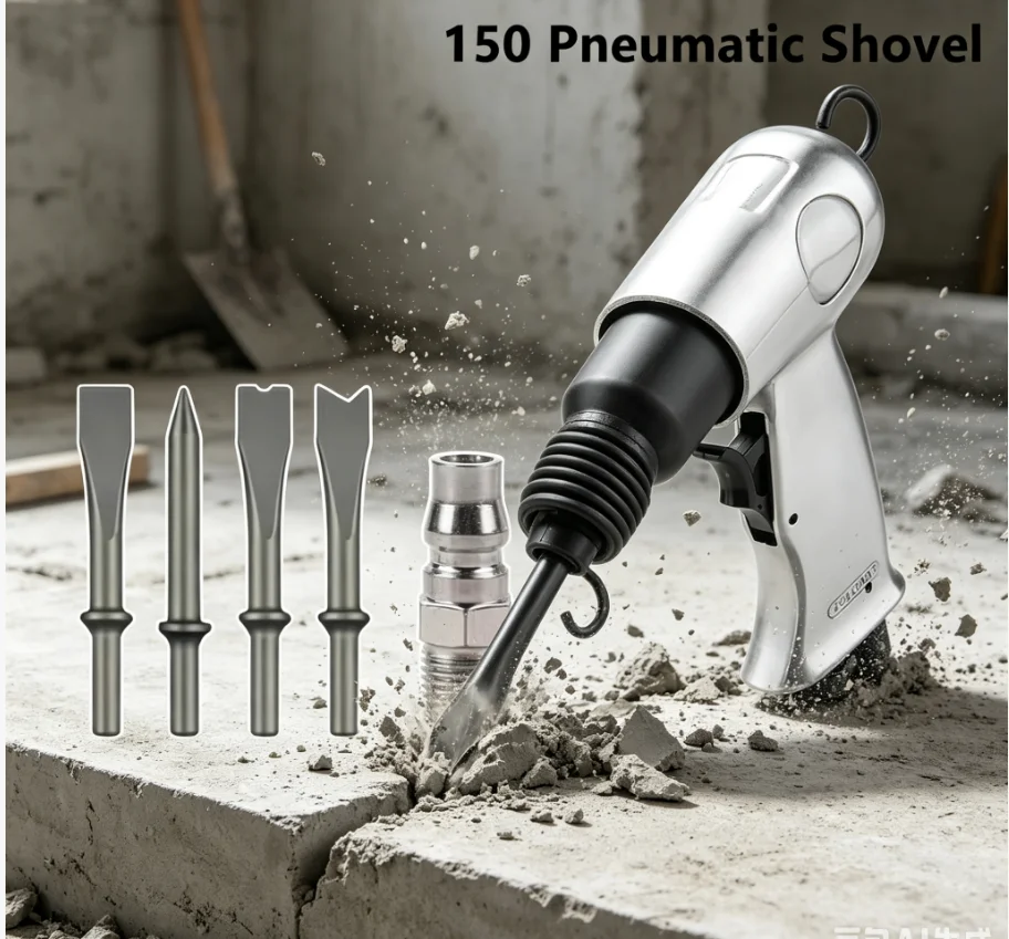 

Industrial pneumatic derusting shovel, multi-functional powerful shovel, impact type air shovel, multi-functional tool