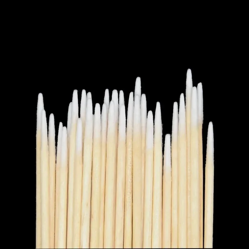 Cotonete De Algodão De Madeira Para Extensão De Cílios, Varas De Madeira, Cuidados Médicos Da Orelha, Ferramentas De Limpeza, Cosméticos Cotton Buds Dica, 100 PCs, 1000PCs