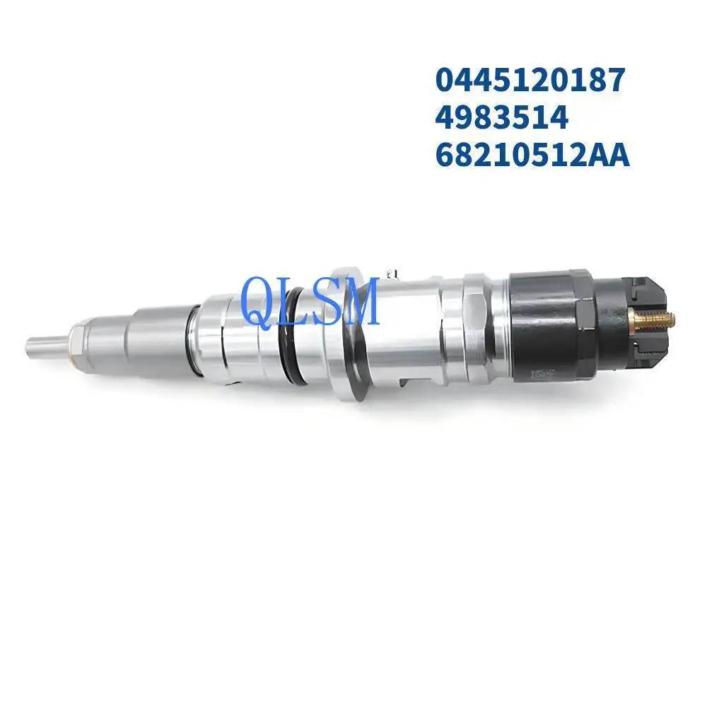 

0445120187 68210512AA 4983514 Common Rail Diesel Fuel Injector for CUMMINS-New High Quality Injector Nozzle