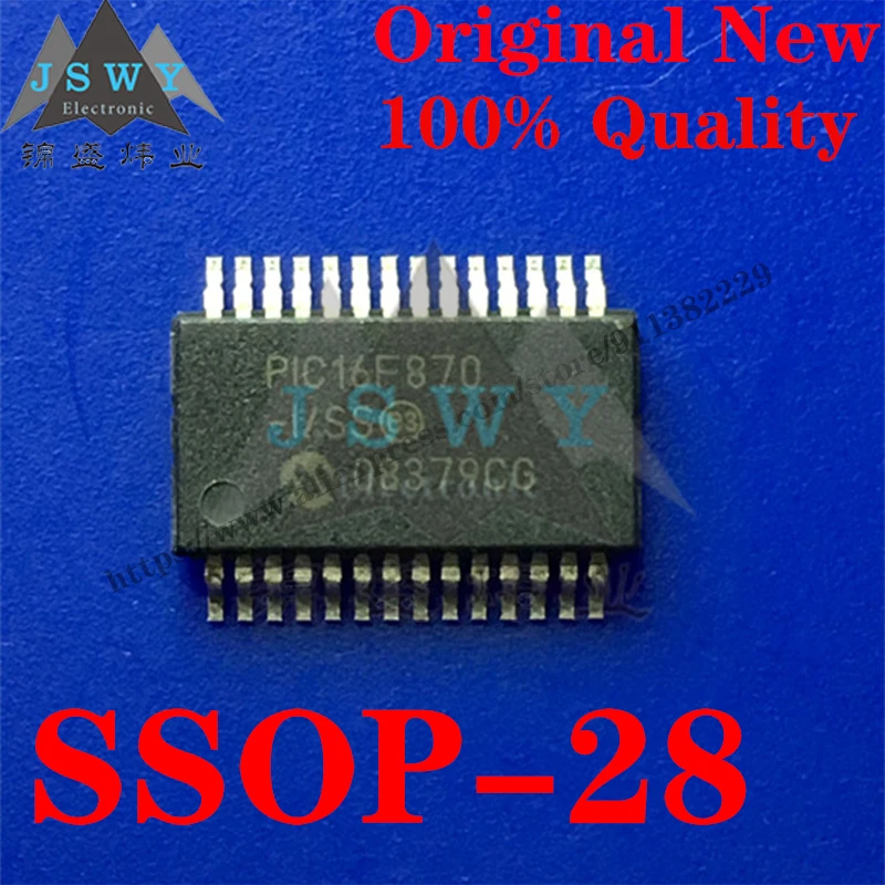 10 PCS PIC16F870-I/SS PIC16F872-I/SS PIC16F882 PIC16F883 PIC16F886 PIC16F913 PIC16F916 PIC16F1512 8-bit MCU IC Chip the for PCB