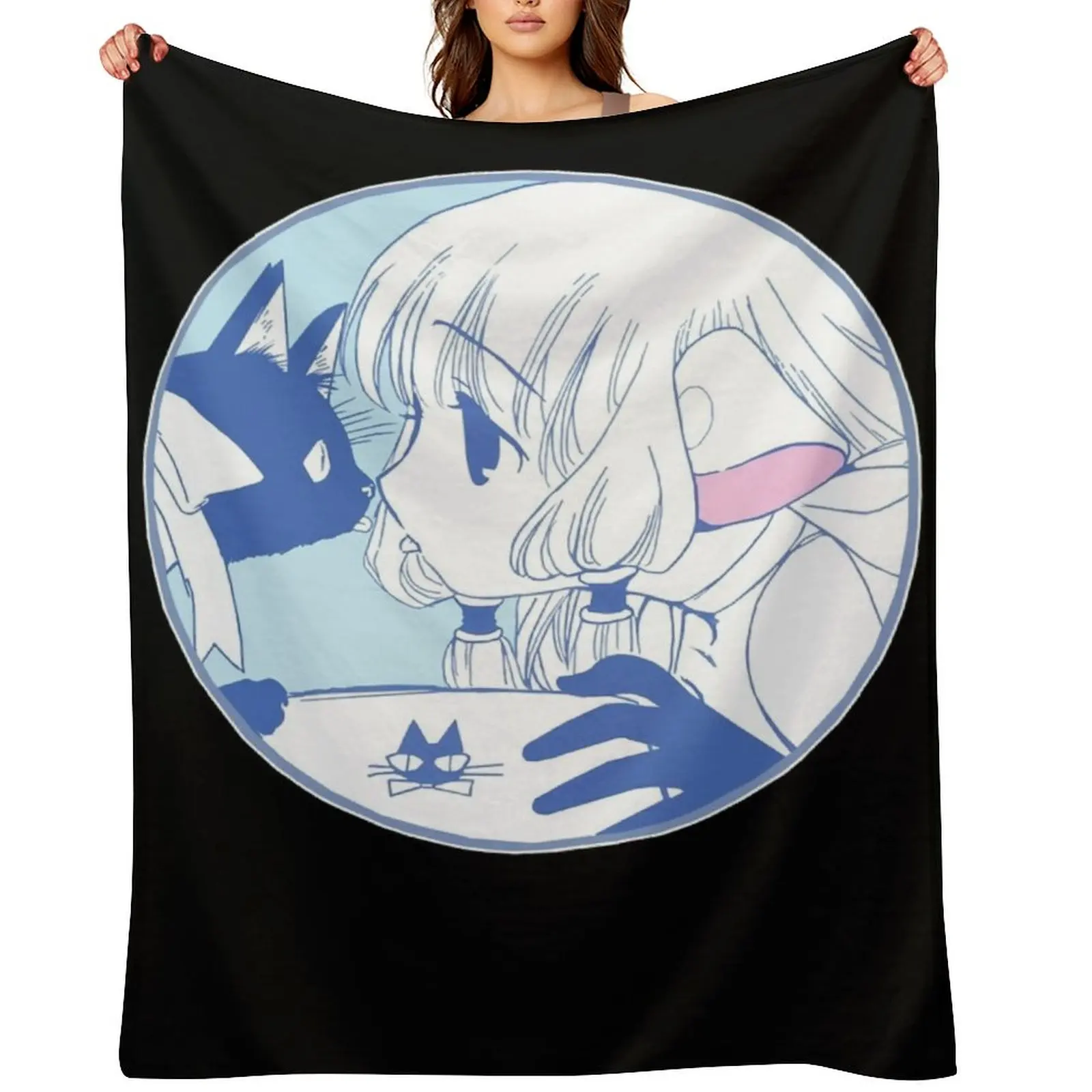 

Chi - Chobits Throw Blanket Fashion Sofas Sleeping Bag Multi-Purpose Beach Blankets