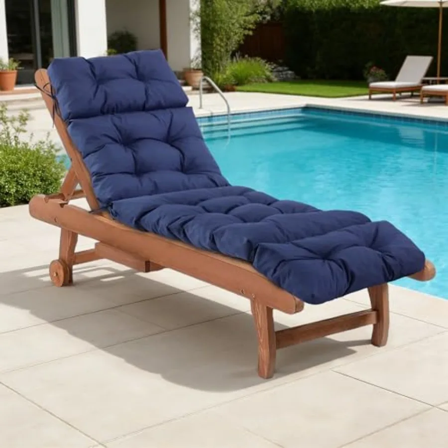 

Chaise Lounge Cushions Outdoor, Waterproof and Fade Resistant Patio Lounge Chair Cushions for Outdoor Furniture, Chaise Cushion