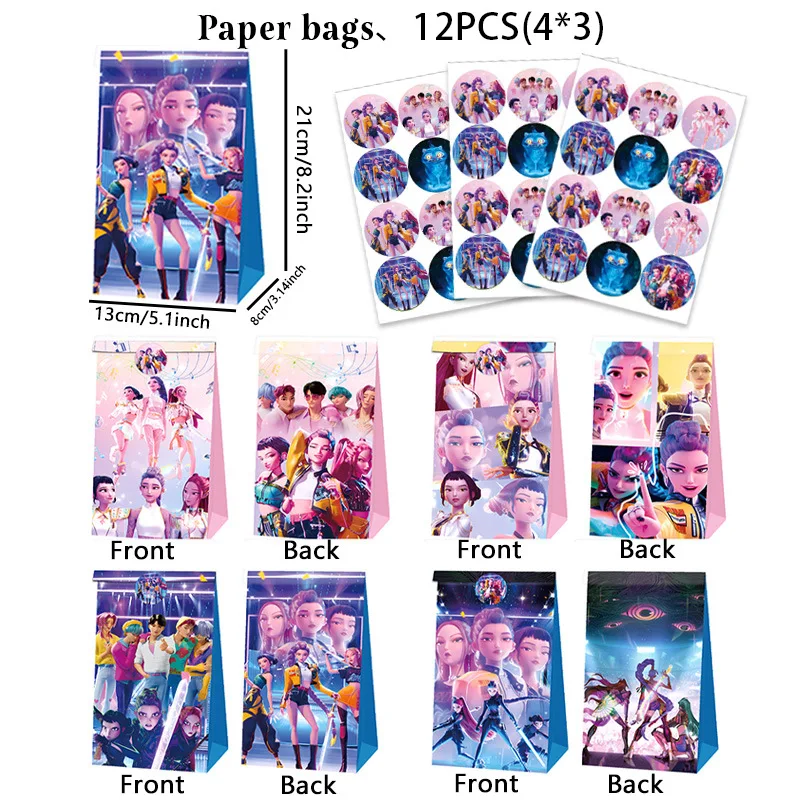 

Best-selling "Mystic Witch" K-pop merchandise birthday triangular flags, colorful flags, flag strings, party decorations, birthd