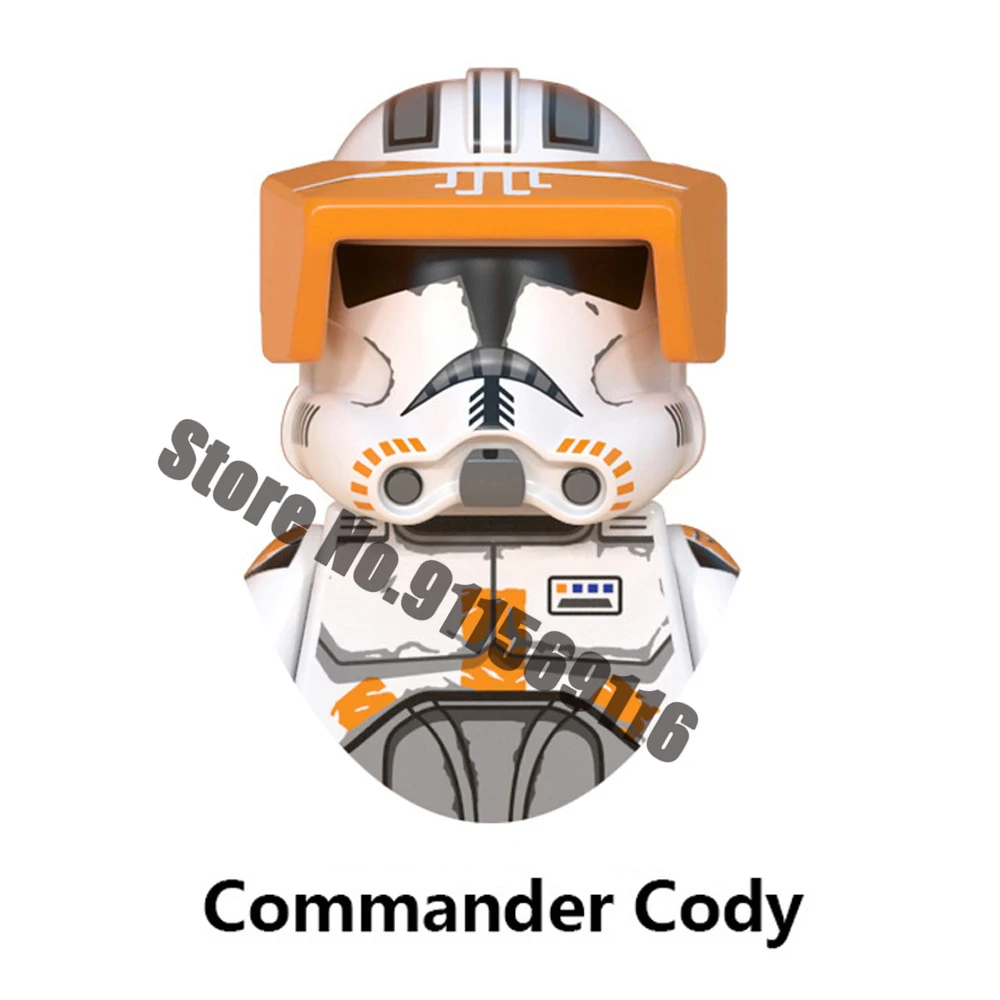 G0122 Clone Troopers Bouwstenen Commandant Cody Rex Hengsthowzer Ravage Jesse De Slechte Batch Bakstenen Elite Team Troopers Speelgoed
