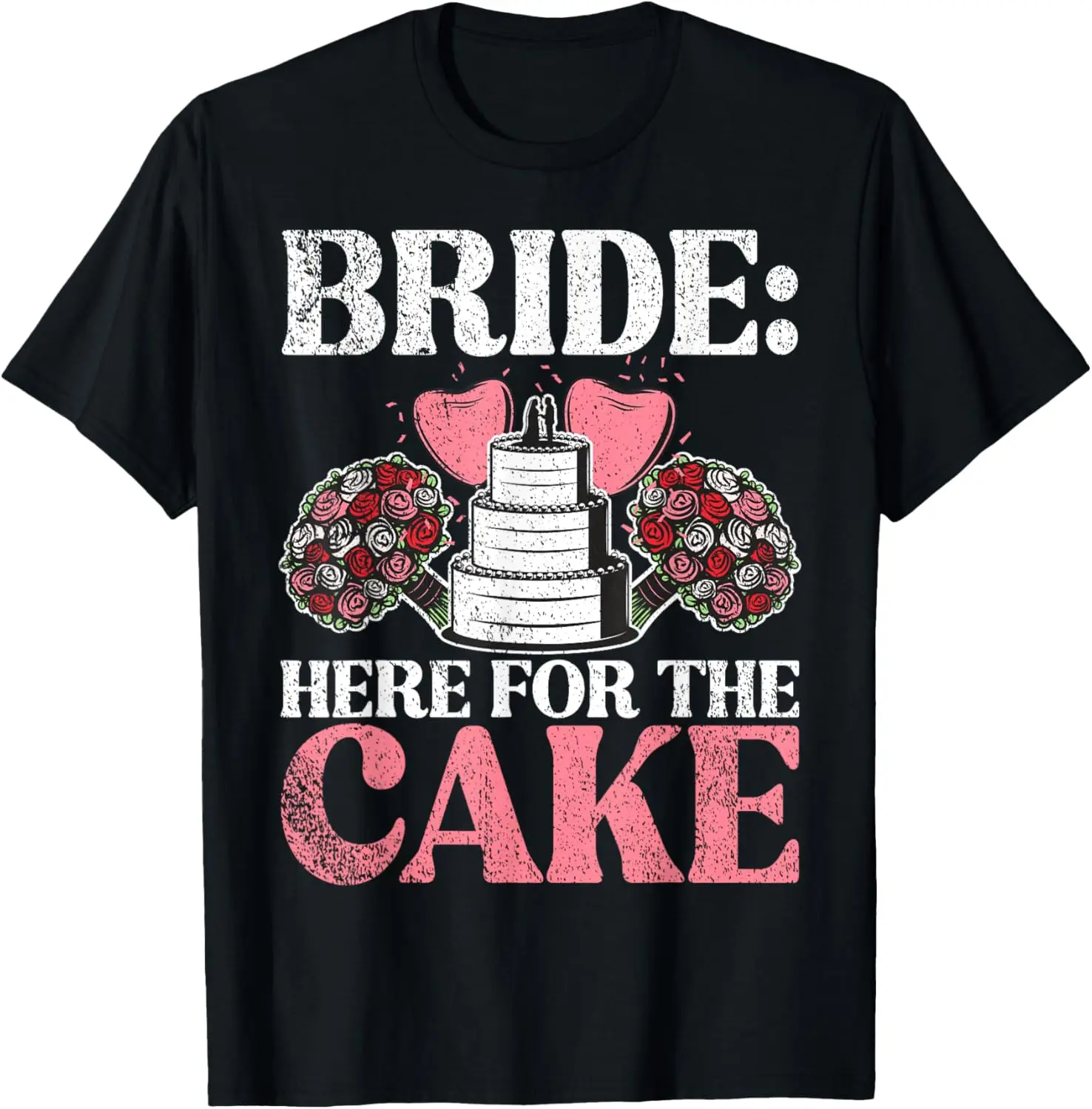 

Невеста здесь для торта Футболка Bride to be