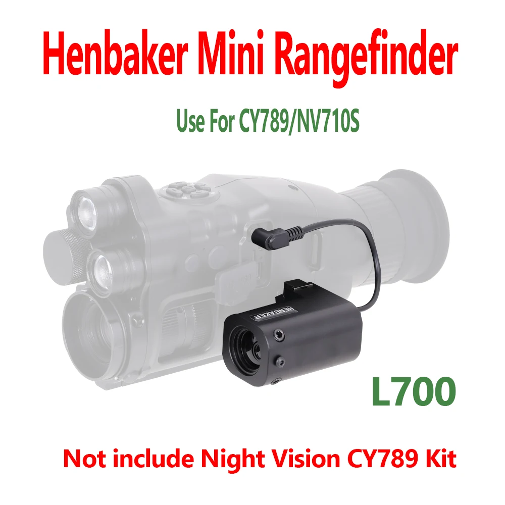 Henbaker Mini Rangefinder 3m-700m for CY789 CY810 NV710 Night Vision Scope Invisible 940nm Laser IR New Version Range finder