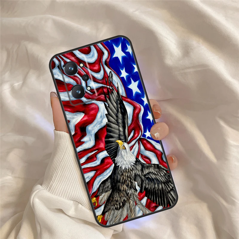 الولايات المتحدة الأمريكية العلم النسر الحال بالنسبة Realme C71 C55 C67 C51 C75 C63 C61 C65 C53 C35 10 11 12 13 14 Pro Plus GT6 GT7 Pro