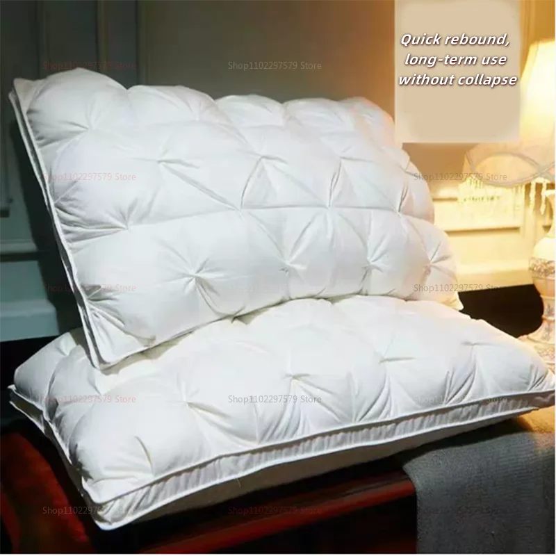 Five-star hotel pillows for super soft cervical spine protection and sleep assistance special pillow core for home use anti-snor