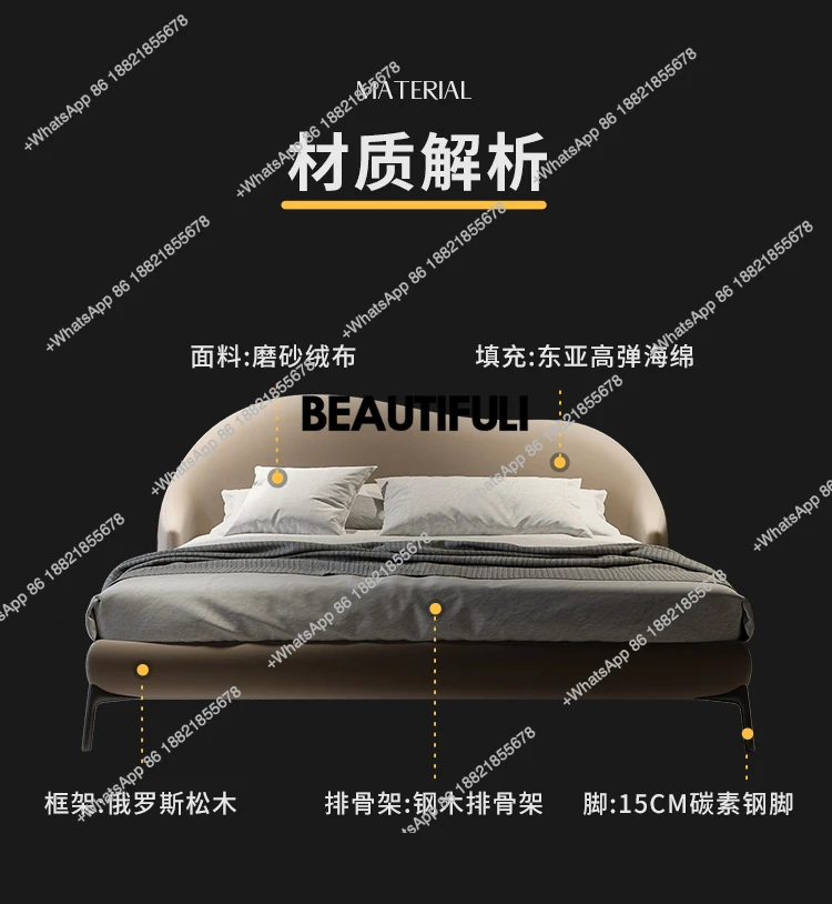 Pretty Elegant Queen Bed Platform European Unique Luxury Bedroom Headboards Bed Sets Lit Pliable Camas Matrimonial Furniture