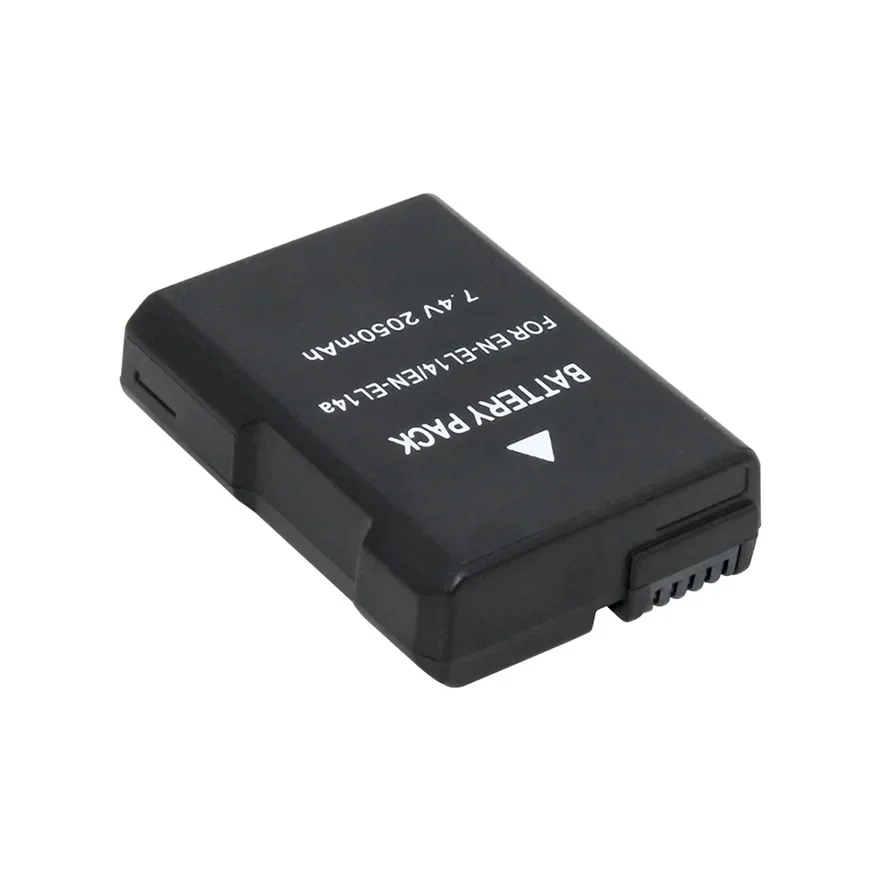 For Nikon DF D3100 D3200 D3300 D5100 D5200 D5300 D5500 DSLR Camera Rechargeable 2050mAh Camera Battery Pack EN-EL14 EL14a