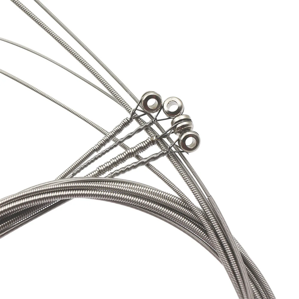 4Pcs Electric Bass String Set Steel Core Nickel Plated Alloy Wound 4 Strings Electric Bass String Musical Instrument Accessories