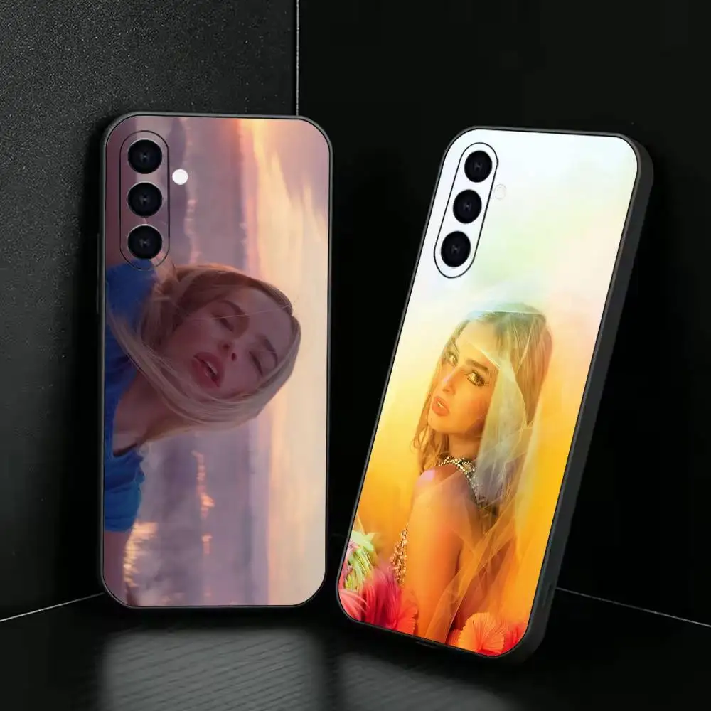 A-Addison R-Rae Easterling Phone Case Black Silicone Soft For Samsung Galaxy A73,A72,A71,A70,A53,A52,A51