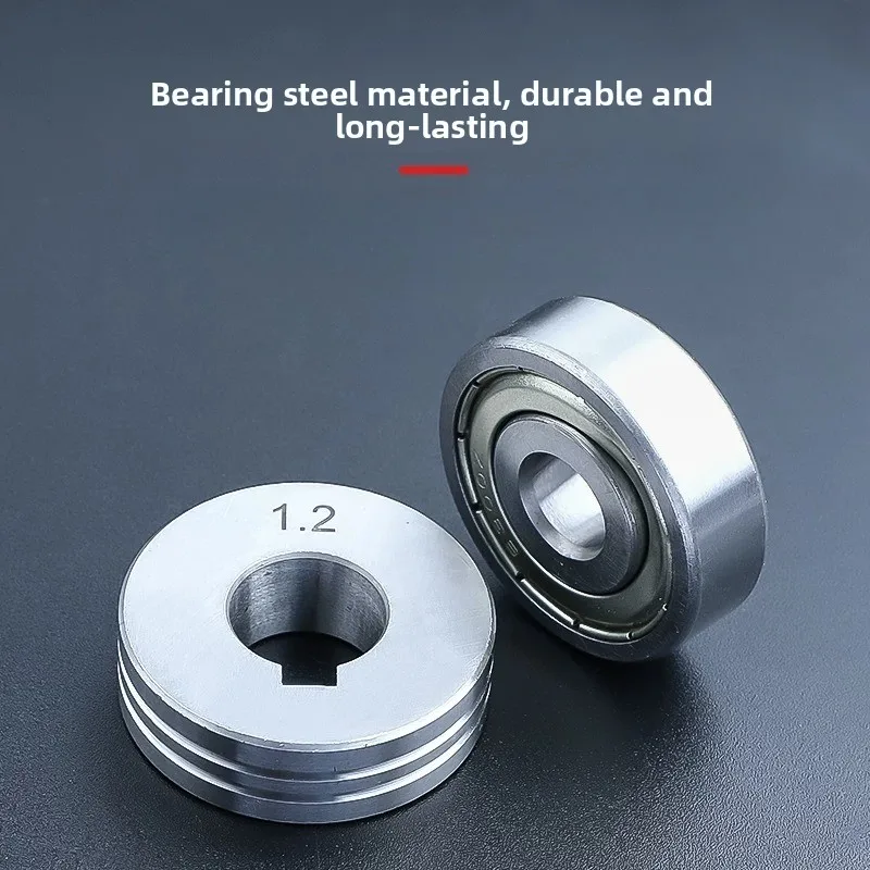 Double Drive Wire Feed Wheel for  MIG Wire Feeder Gas Shielded Welding Parts 1.0 1.2 1.6 Pressure Feed Wire Wheel