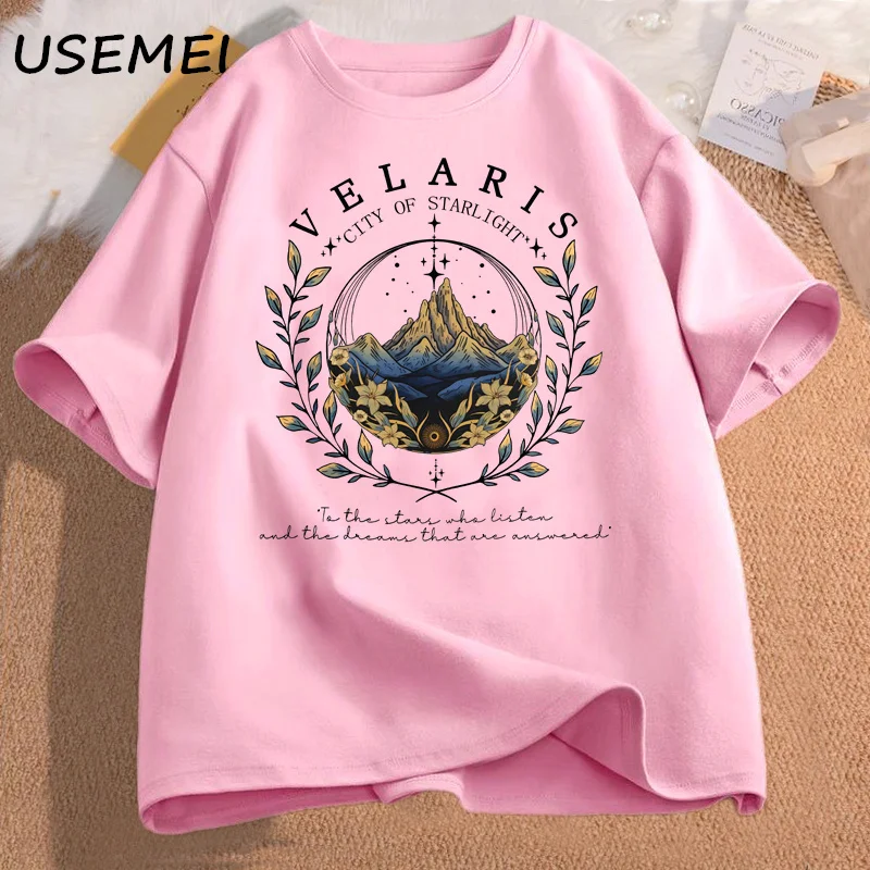 Velaris ACOTAR T Shirt Wmen Velaris City of Starlight T-shirt The Night Court Tshirt SJM Merch Court of Dreams T-shirts Bookish