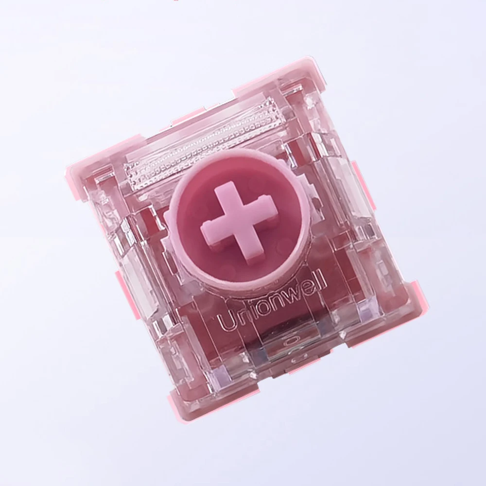 

Магнитный переключатель Unionwell Sakura, линейный переключатель Clarity Sakura RGB для магнитной механической клавиатуры, предварительно смазанная длинная пружина