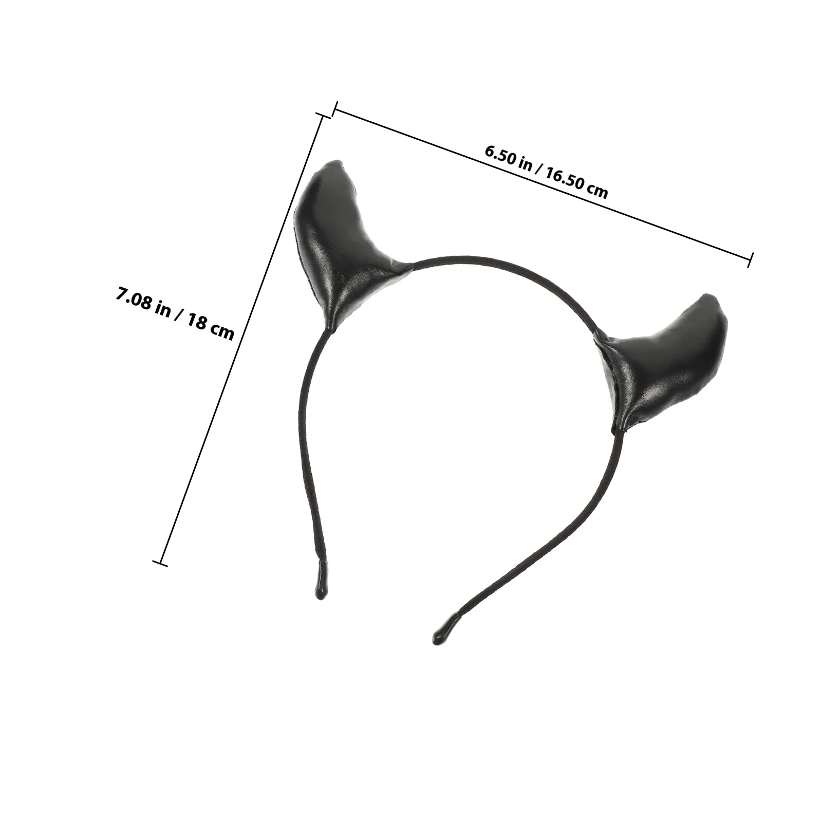 Halloween Devil Horn Headband Party Costume Accessory Lightweight Comfortable Headband for Carnival Cosplay Birthday Celebration