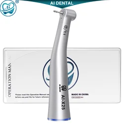 Dental Low Speed Micromotor Handpiece E-type Connector Contra Angle Hand Piece 1:1 Ratio  Non-optic Handpiece For Polishing X25