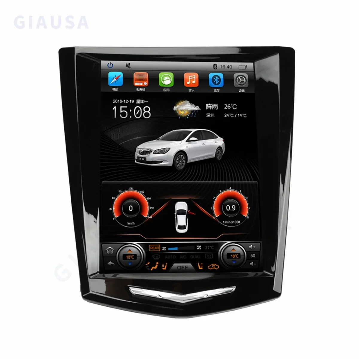 Android 13 For Cadillac Escalade ATS XTS SRX CTS ATSL 15+ Tesla Radio Style Screen Car GPS Navigation Head Unit Multimedia Playe