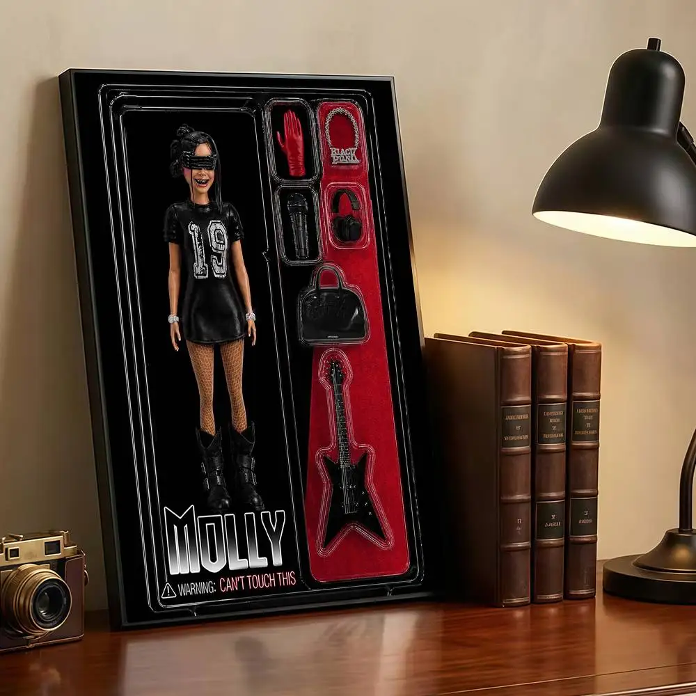 Molly S-Santana Can't Touch This Peelable Self-adhesive Poster Stickers Are Suitable For Frameless