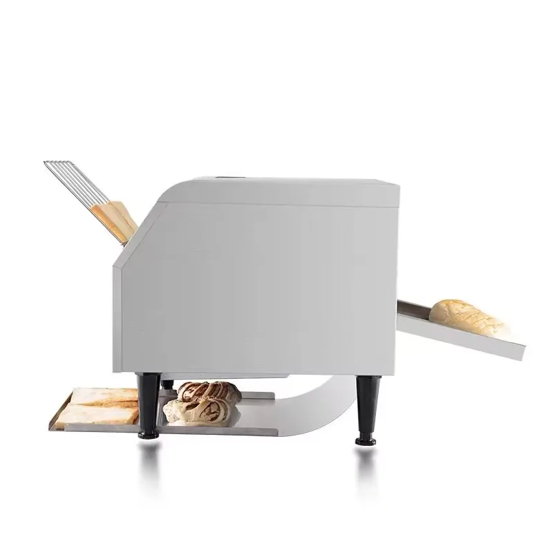 Tostadora transportadora de sobremesa, bollos para hamburguesas, encimera, tostadora para desayuno, tostadora transportadora automática