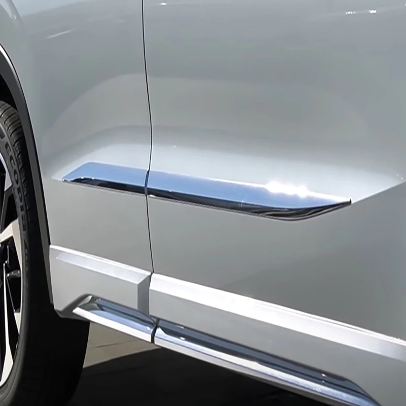 

For Mitsubishi outlander 2022 2023 Car Body Molding Door Side Trim Cover Protector Sticker Garnish Strip Exterior Accessories