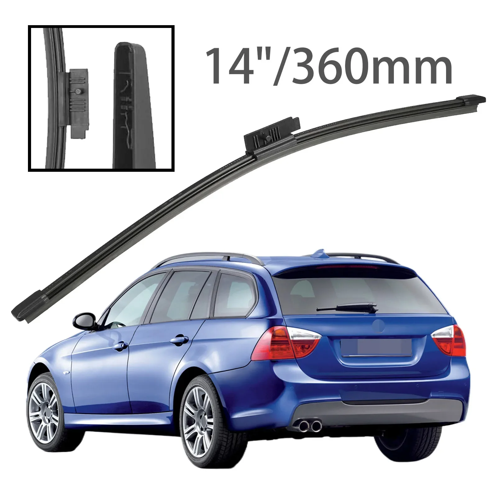 

14" Rear Windshield Windscreen Washer Wiper Blade For BMW 3 Series E91 Touring Estate 2005-2012 Car Accessories Accsesories