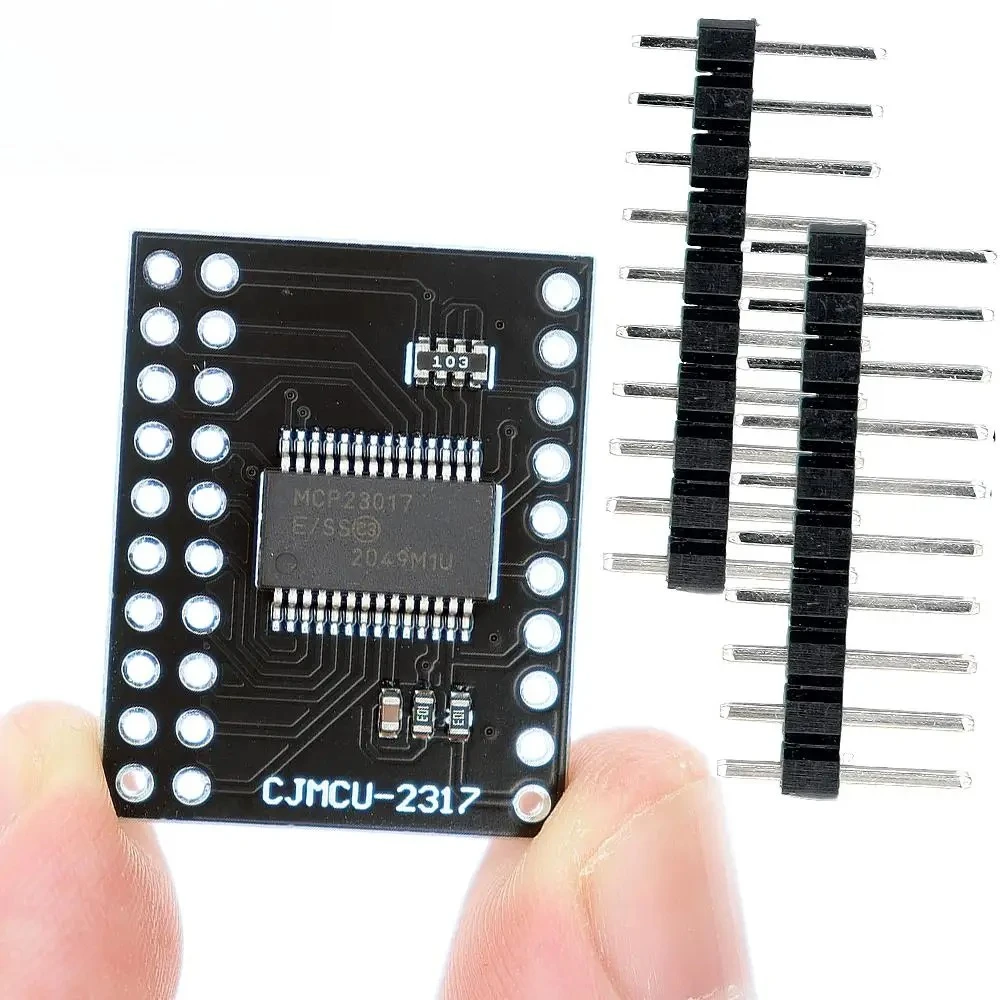 2/5PCS MCP23017 Serial Interface Module IIC I2C SPI Bidirectional 16-Bit I/O Expander Pins 10Mhz Serial Module