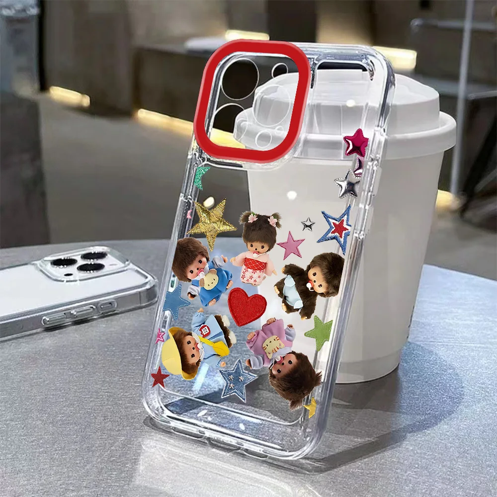 Schöne Monchhichis Handyhülle für Samsung Galaxy S26 S25 S24 S23 S22 S21 S20 FE Note20 Note10 Edge Plus Ultra Lite 5G Cover – Detail 6