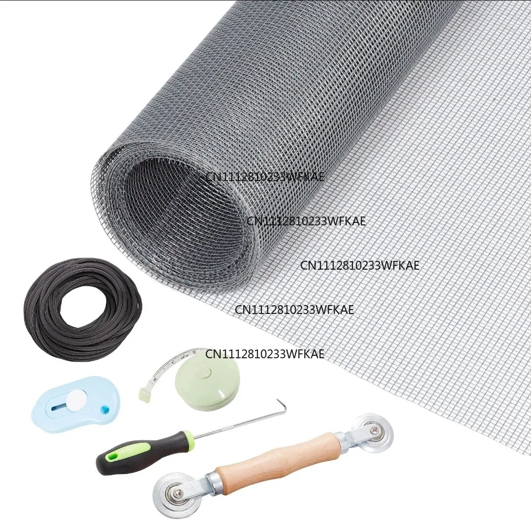 Glass fiber window screen screen cutting self-installed thickened insect-proof net glass fiber flame retardant