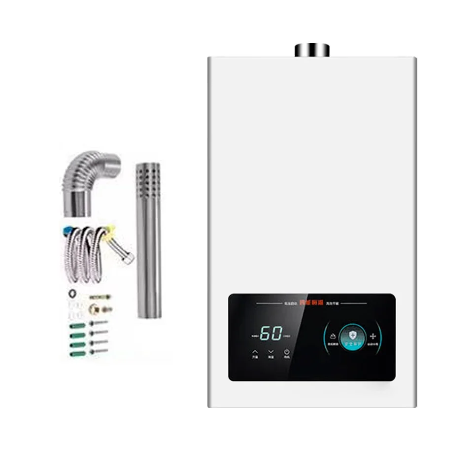 

Портативный настенный водонагреватель из нержавеющей стали 12 л для дома, мгновенного кемпинга, газовый водонагреватель для душа