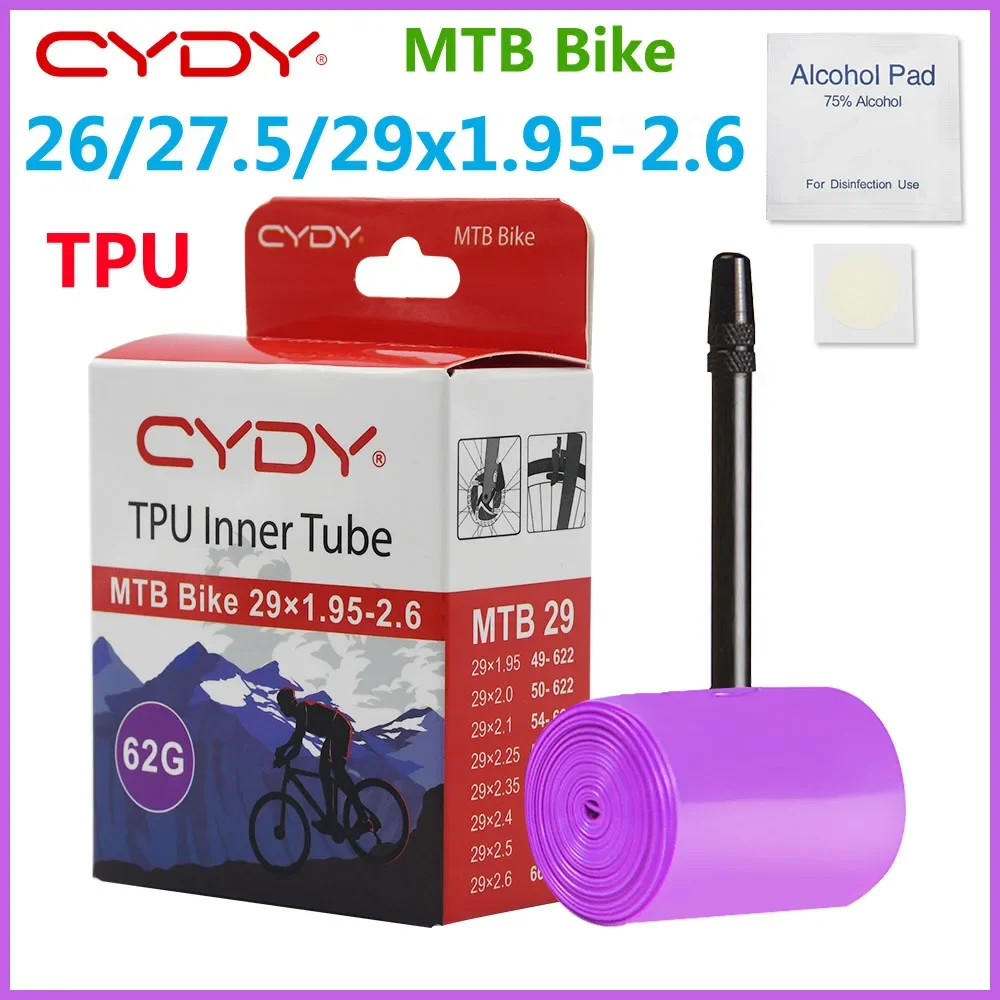 MTB 29 26 27.5 Bike Inner Tube Ultralight Camera TPU 29x1.95 2.0 2.1 2.2 2.3 2.4 2.5 2. 6 Inch Mountain Bicycle Tire 29er