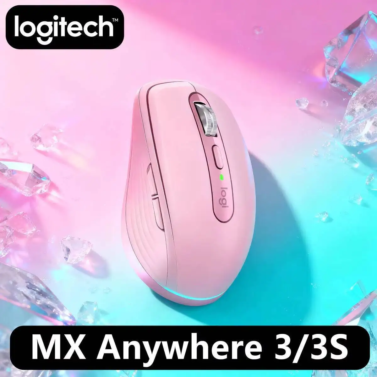

MX Anywhere 3S High-Performance Mouse – 8K DPI, Silent Clicks, 3-Device Sync, Bluetooth/Wireless
