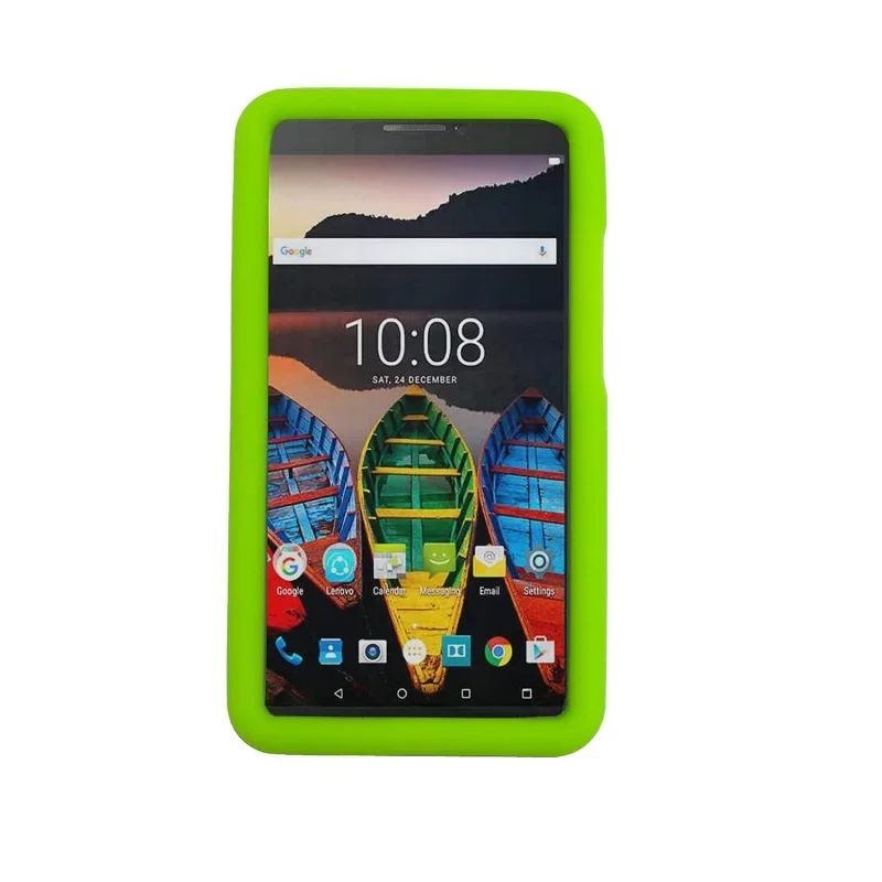 MingShore Cover For For Lenovo Tab 3 7 Plus P7 TB-7703F/X Kids-Friendly Shockproof Bumper Tablet Case