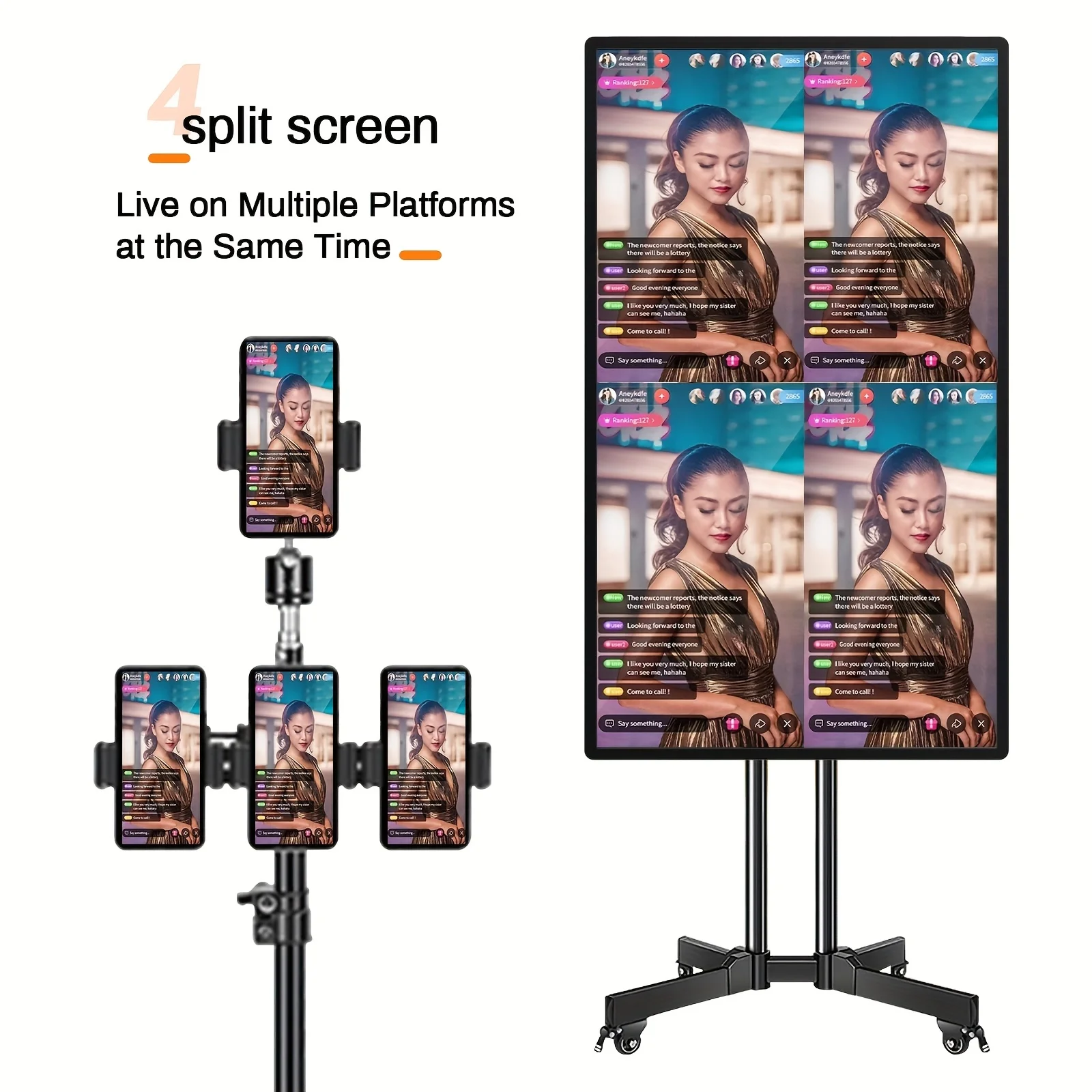 سبورة بيضاء تفاعلية، شاشة عرض 49 بوصة تعمل باللمس، لوحة بيضاء إلكترونية رقمية ومرآة الشاشة، 1080P Mo