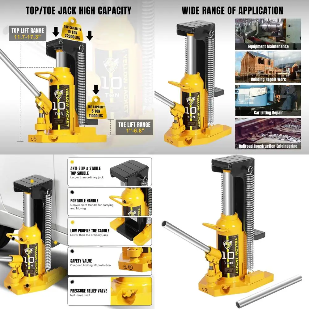 

5 Ton Capacity Hydraulic Engine Jack for Vehicle Repair and Industrial Use