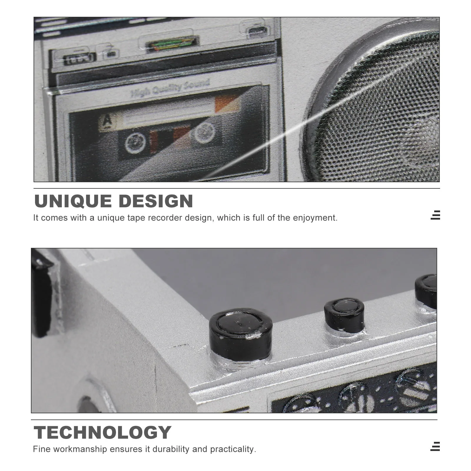 

1Pcs Creative Tape Recorder Shaped Flowerpot Resin Planting Container Decorative Garden Pot Personalized Plant Pot Resin