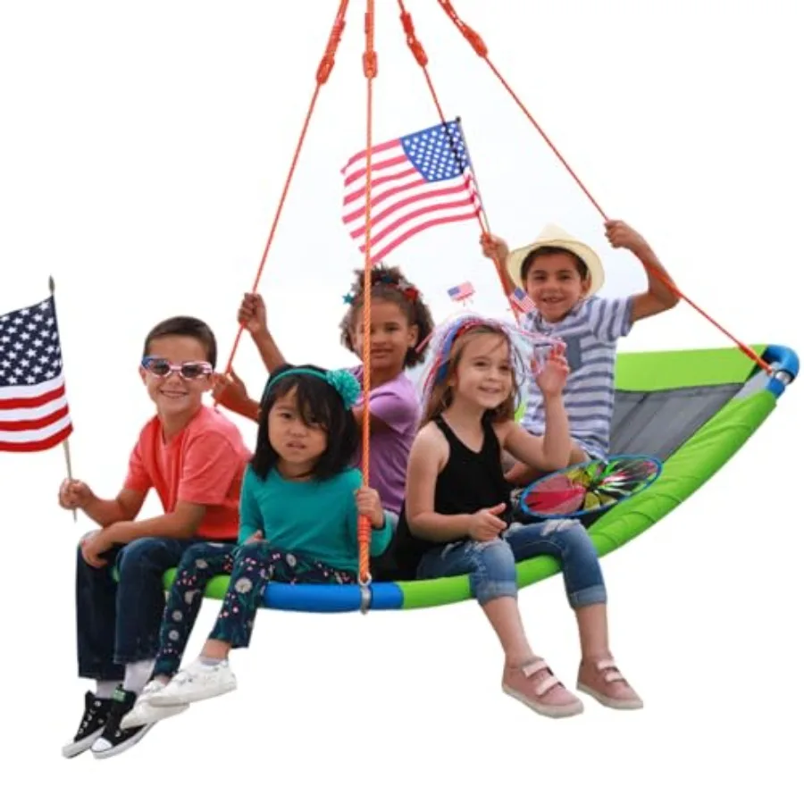 

Platform Swing - Large Rectangle Saucer Swing for and Adults