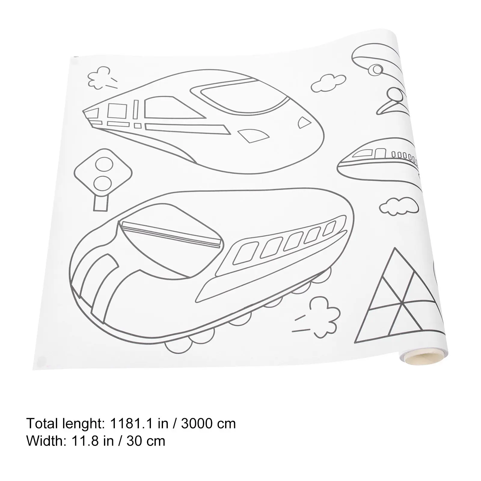1Set Educational Coloring Poster for Drawing Roll Premium Thick Paper Perfect for School Homework Home Art Projects