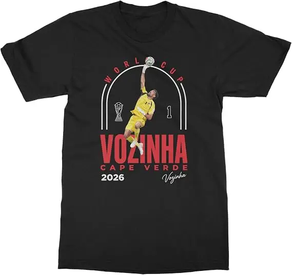 Vozinha 1 Kap Verde Gedenkgeschenk 2026 Fußball-Fans Unisex T-Shirt Y2k Kap Verde Fußball-Torwart Trikot – Detail 11