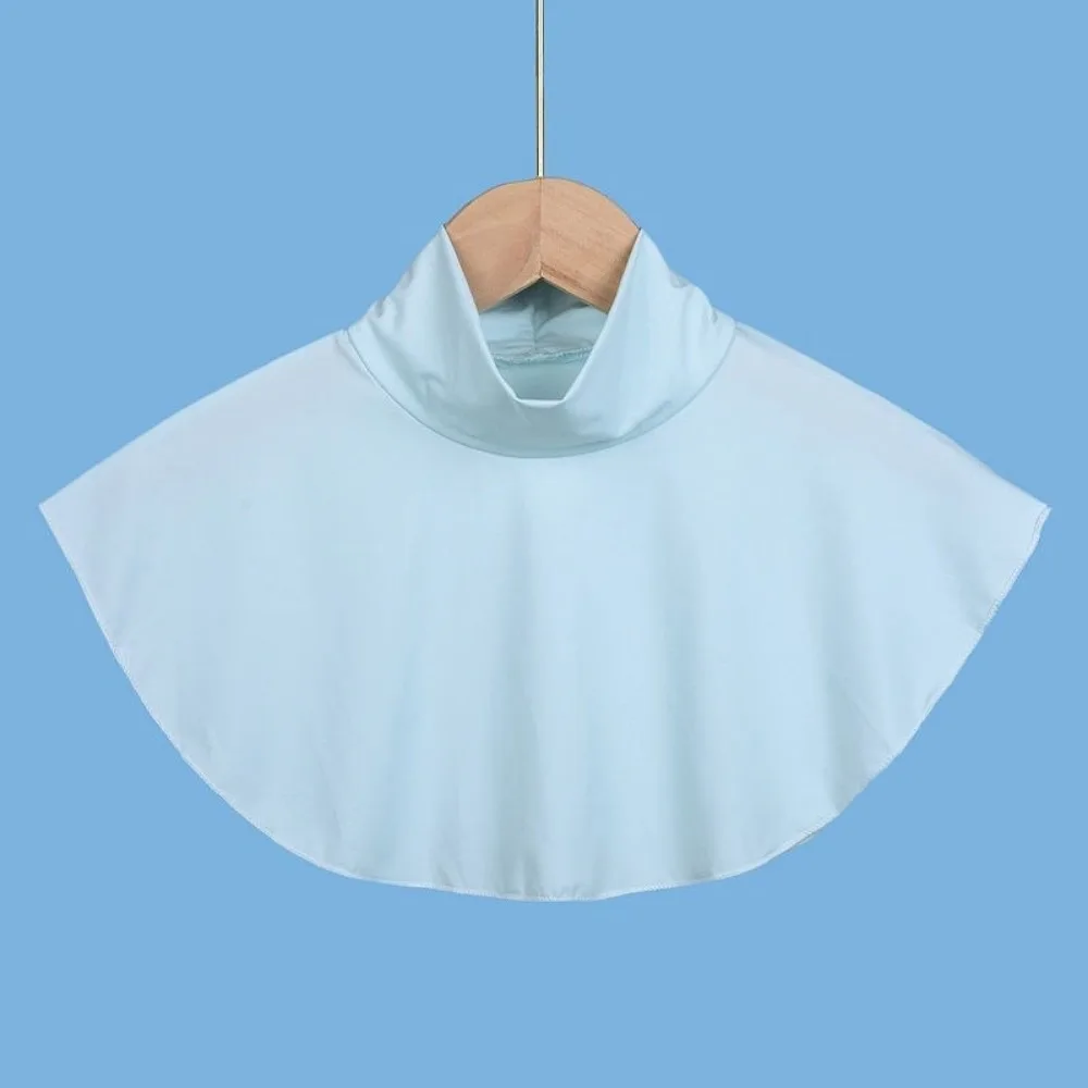 

Women Ice Silk Sun Protection Scarf Thin UV Protection Neck Fake Collar Sunscreen Neckband Outdoor Driving
