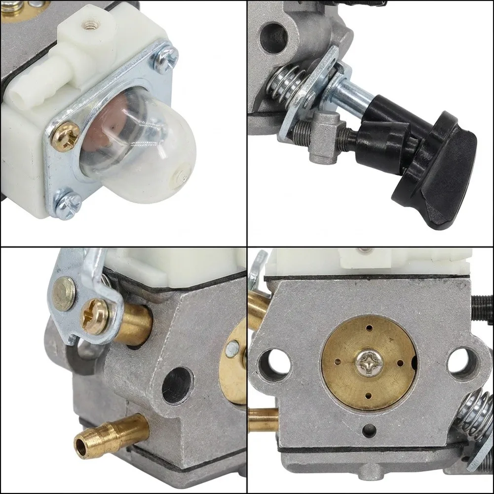 For BG56 For BG56C SH56 Leaf Blower Carburetor Replacement with Metal Construction and Standardized Dimensions for Fit